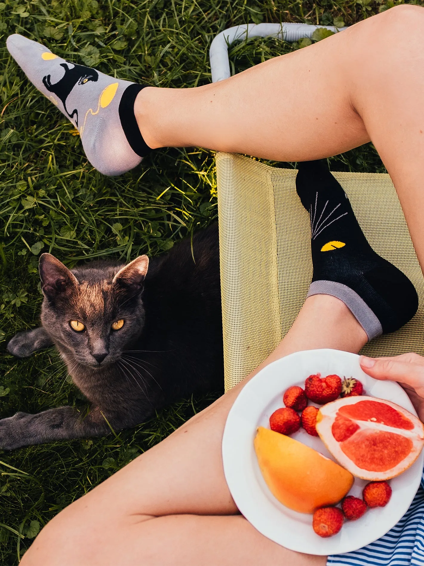 Socquettes rigolotes Yeux de chat - Image 5