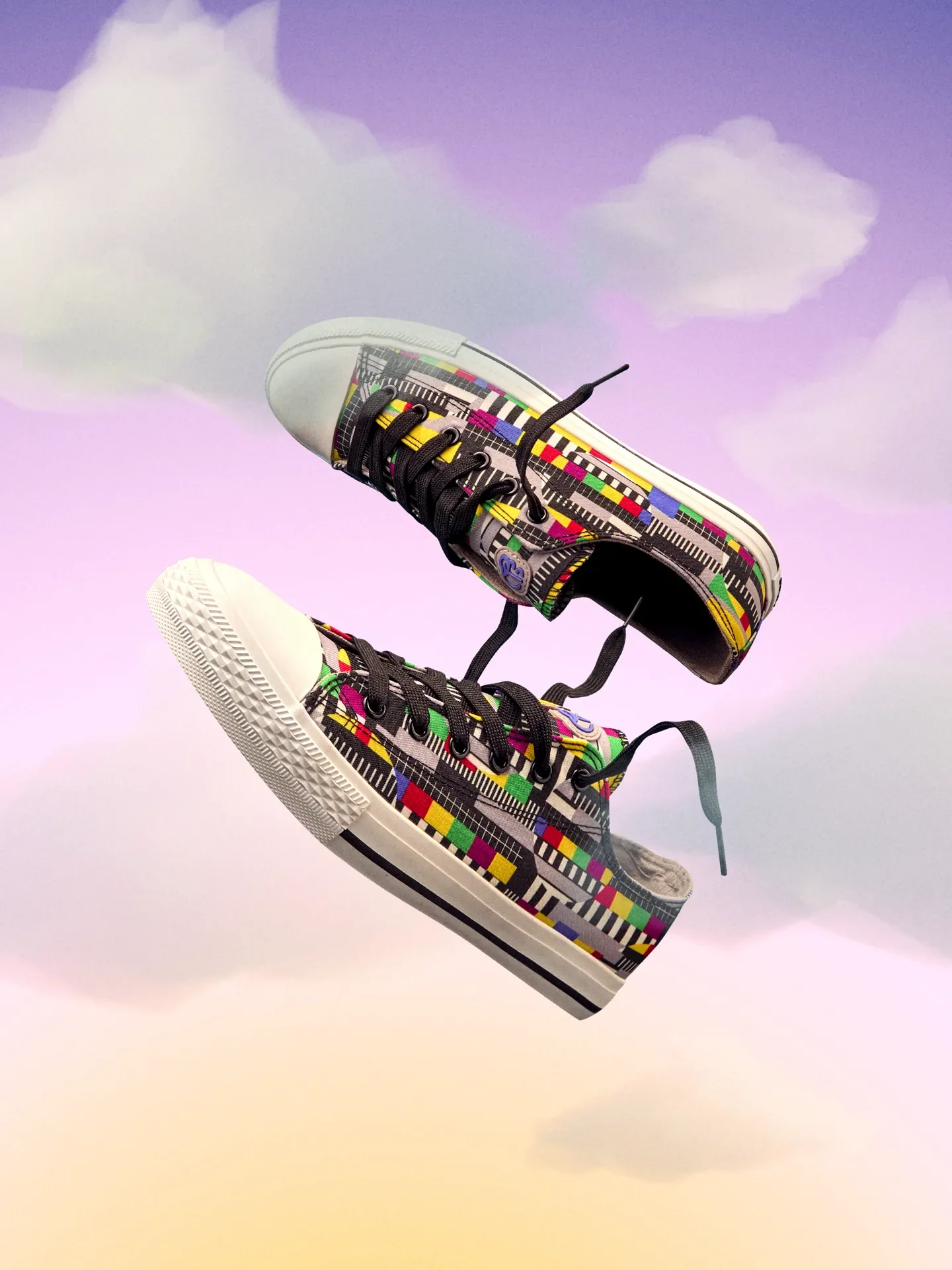 Chaussures en toile rigolotes Mire de télévision - Image 8