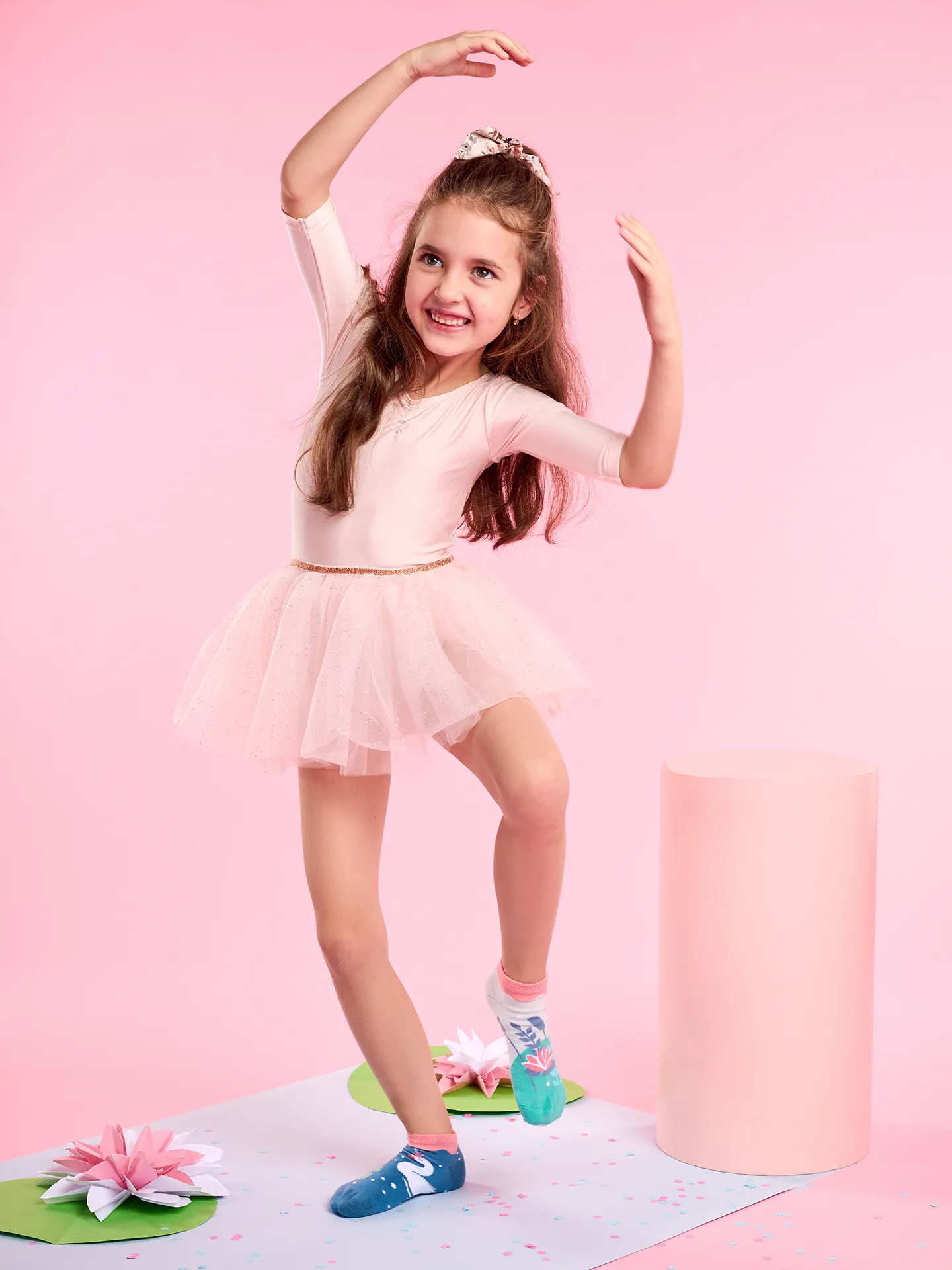 Socquettes rigolotes pour enfants Cygnes - Image 3