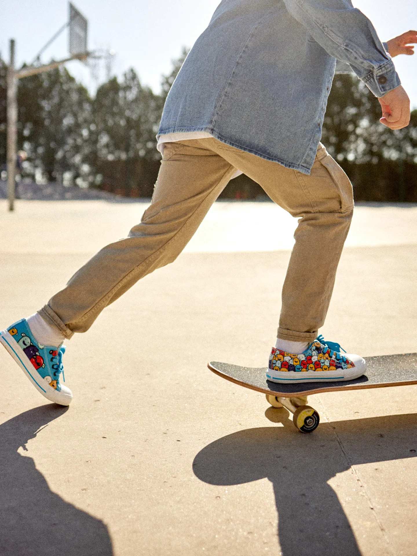 Chaussures en toile rigolotes pour enfants Monstres drôles - Image 5