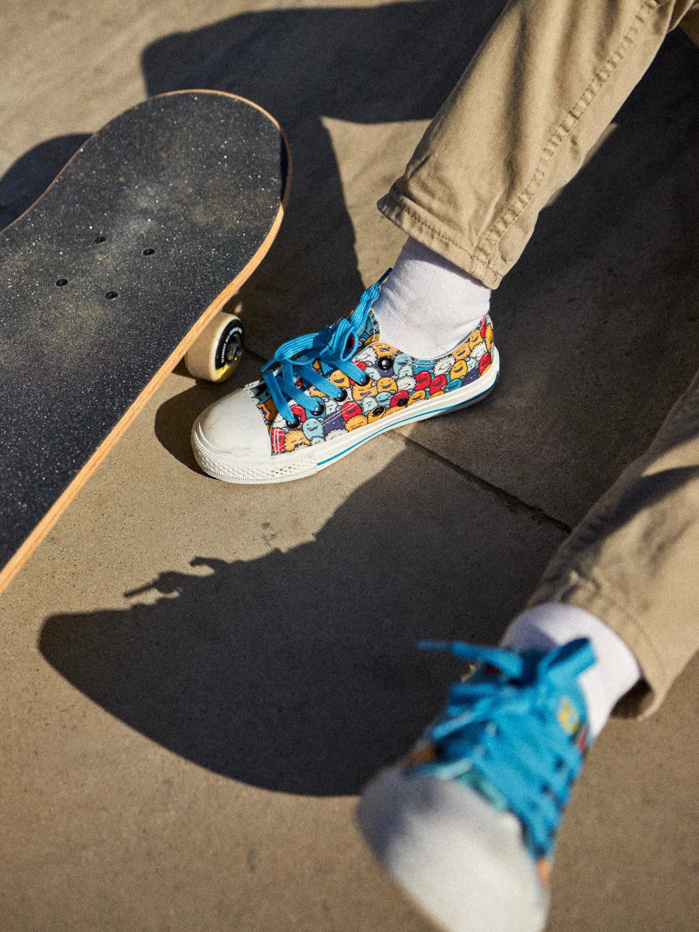 Chaussures en toile rigolotes pour enfants Monstres drôles - Image 6