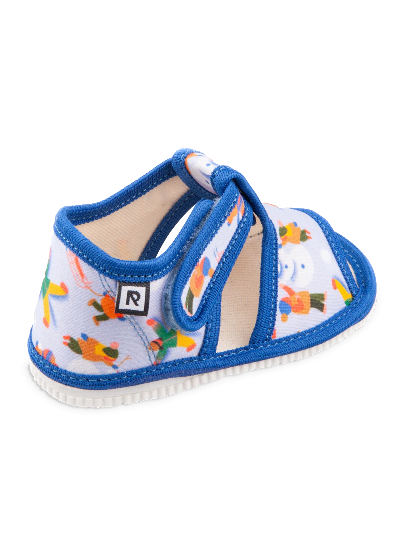 Pantoufles à bout ouvert pour enfants Hiver avec un bonhomme de neige - Image 3