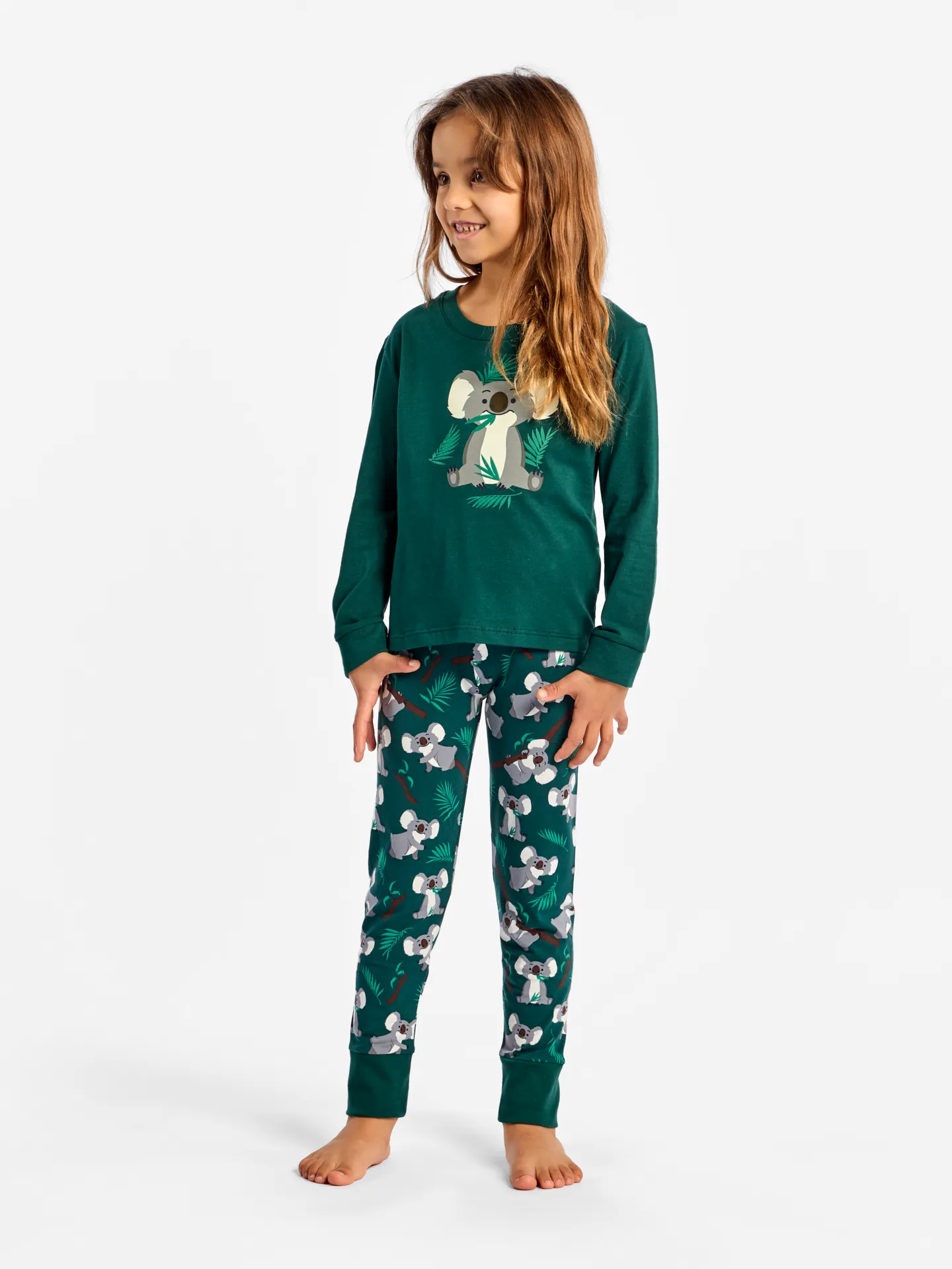 Pyjama rigolo pour enfants Koala et feuilles - Image 3