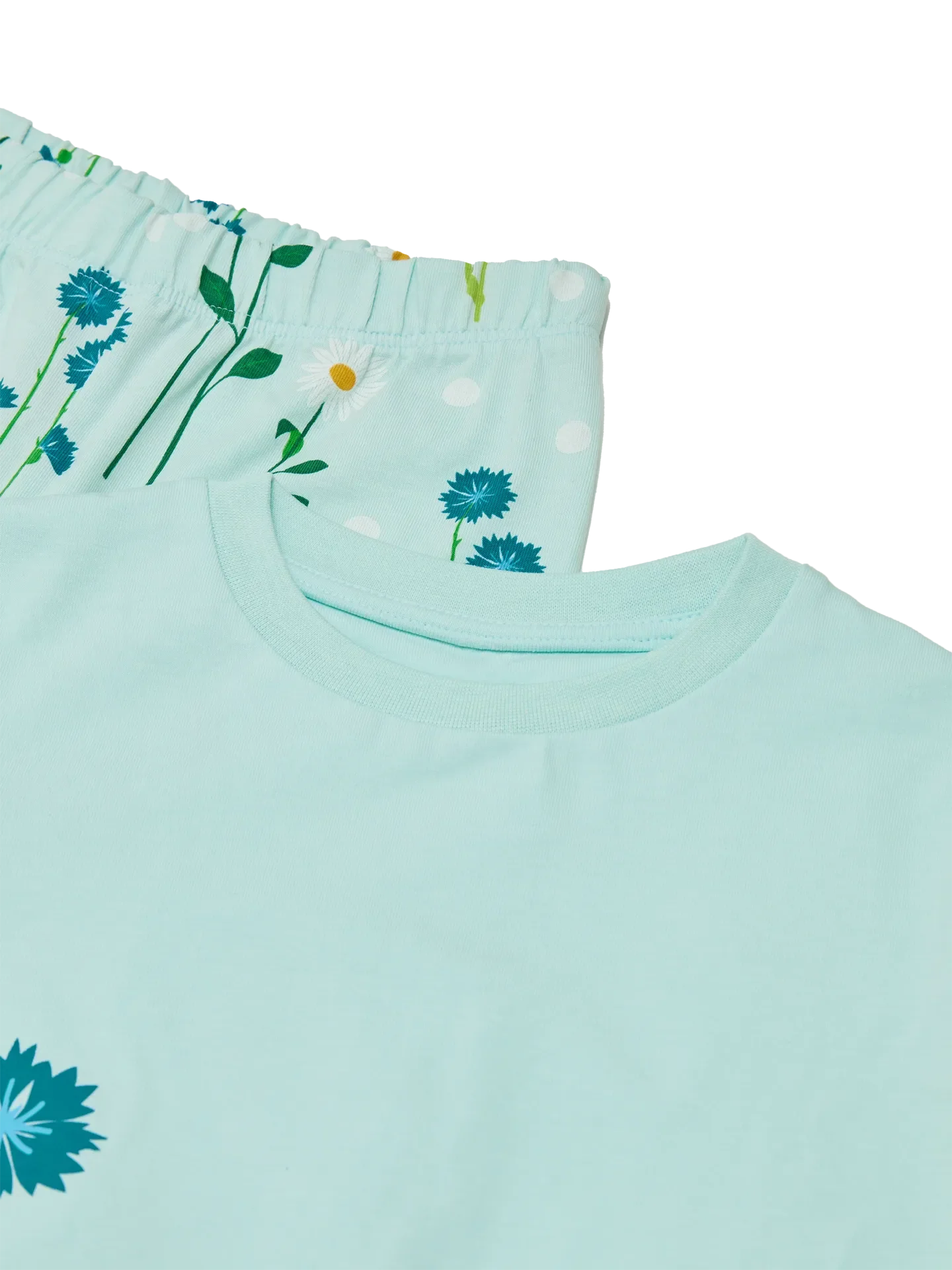 Pyjama rigolo pour enfants Fleurs de prairie - Image 3