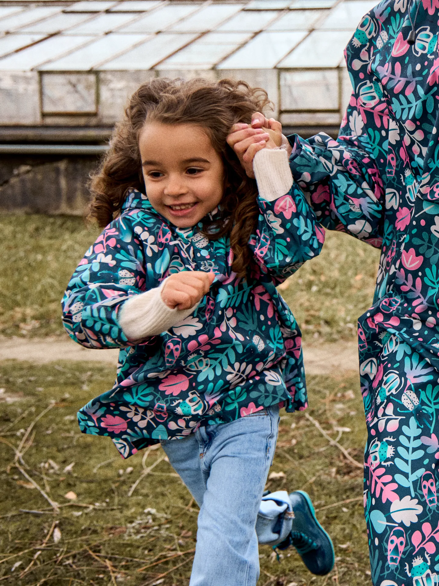 Manteau de pluie rigolo pour enfants Feuilles et insectes - Image 8