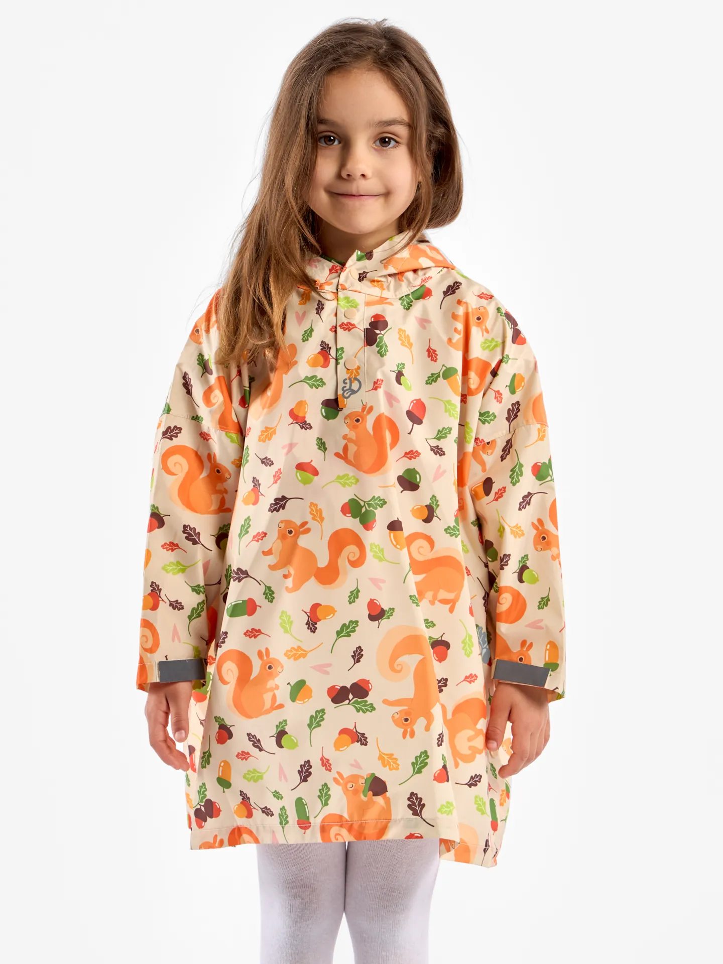 Manteau de pluie rigolo pour enfants Écureuil et noix - Image 5