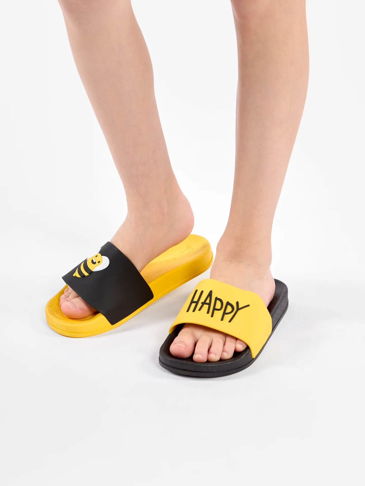 Sandales rigolotes pour enfants Abeille heureuse - Image 5