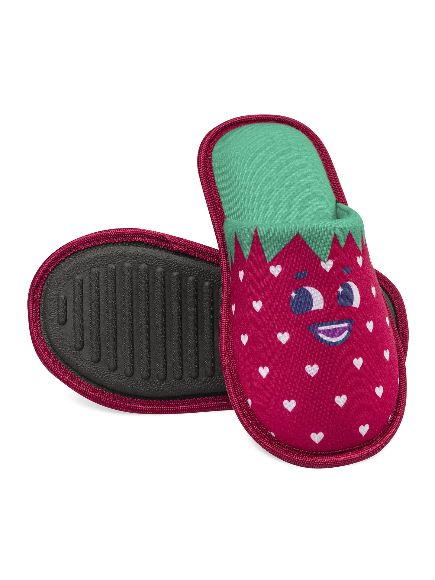 Pantoufles rigolotes pour enfants Fraises joyeuses - Image 3