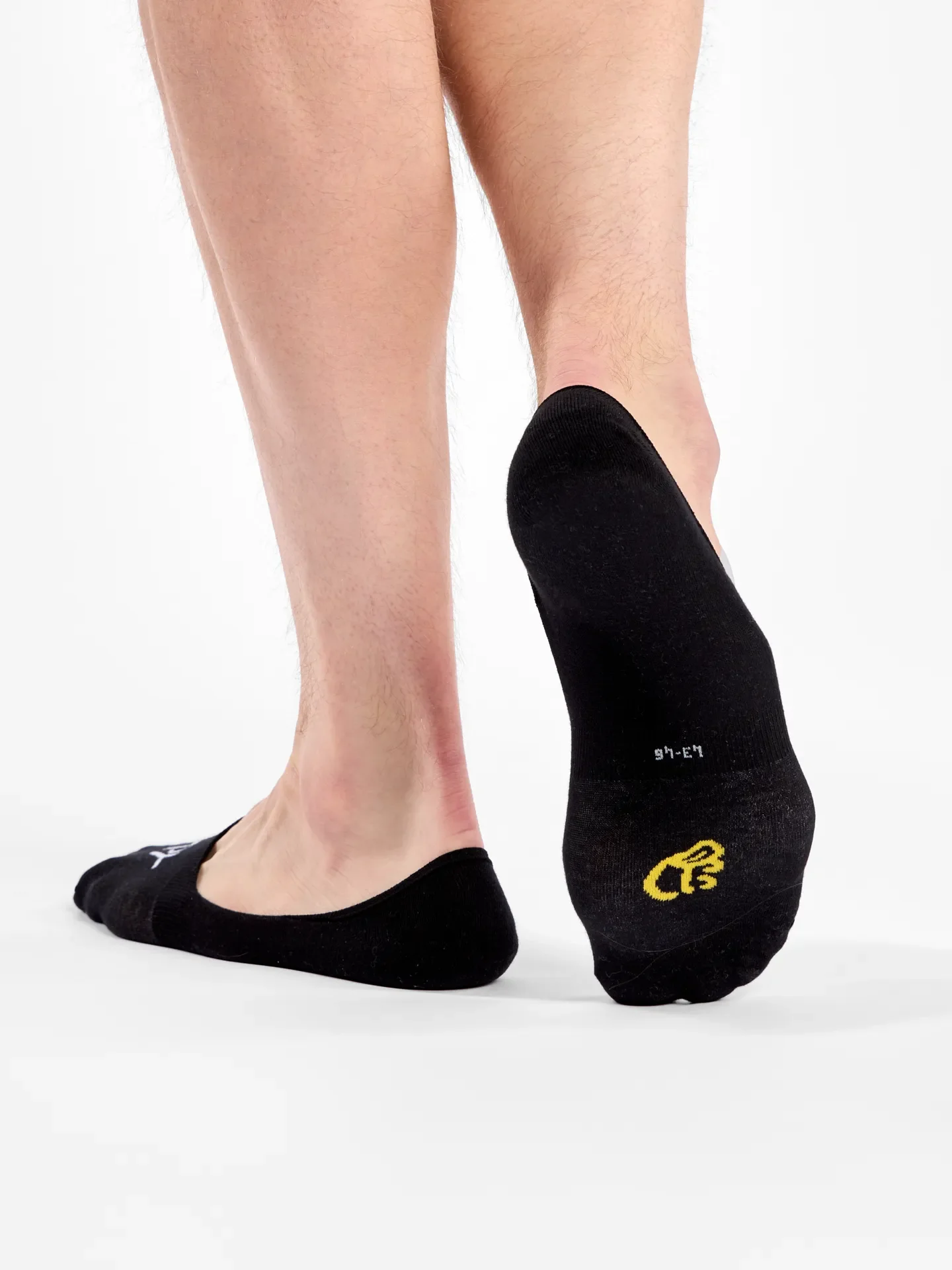 Chaussettes invisibles rigolotes Abeille heureuse - Image 3