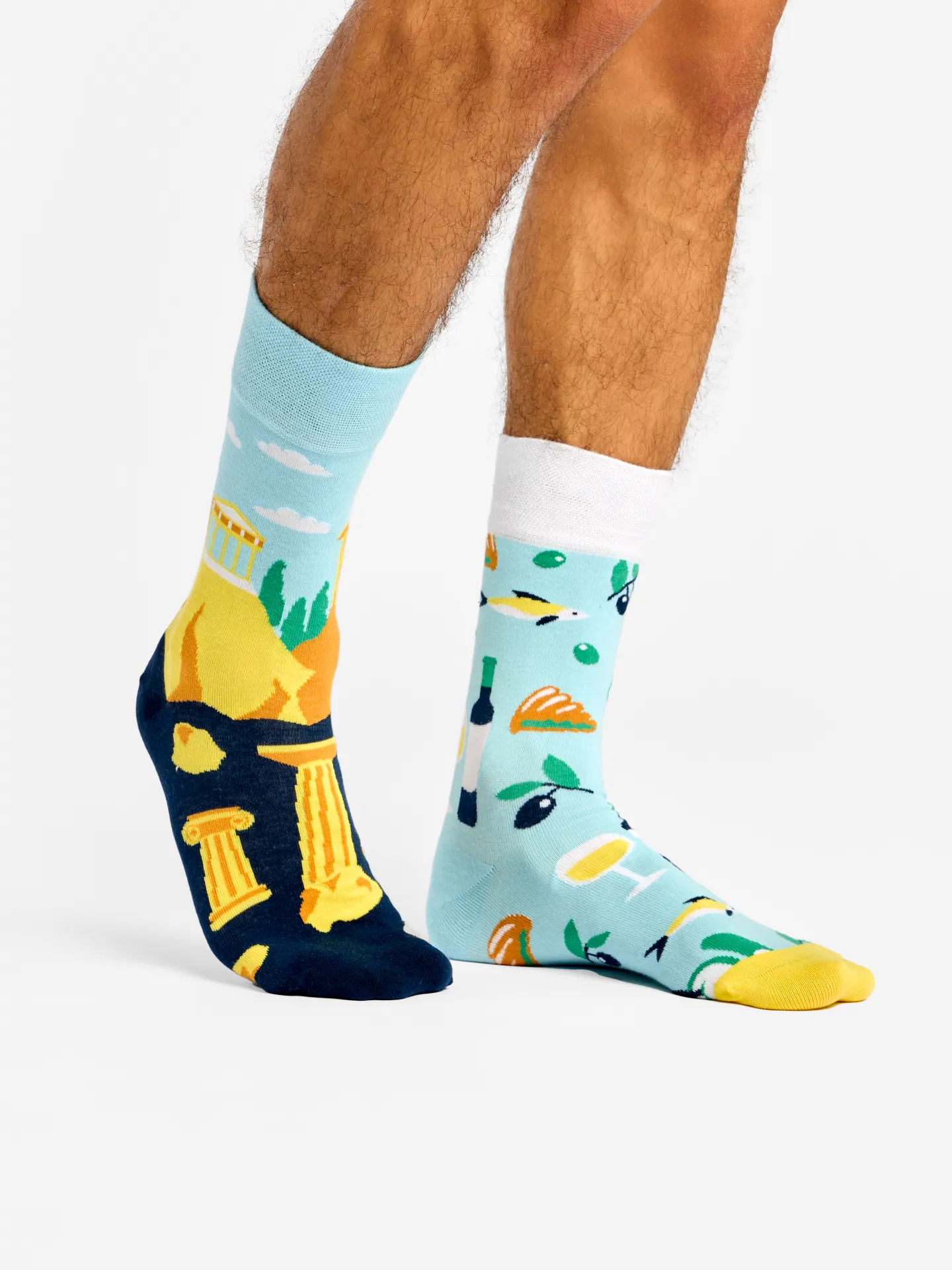 Chaussettes rigolotes Grèce - Image 3