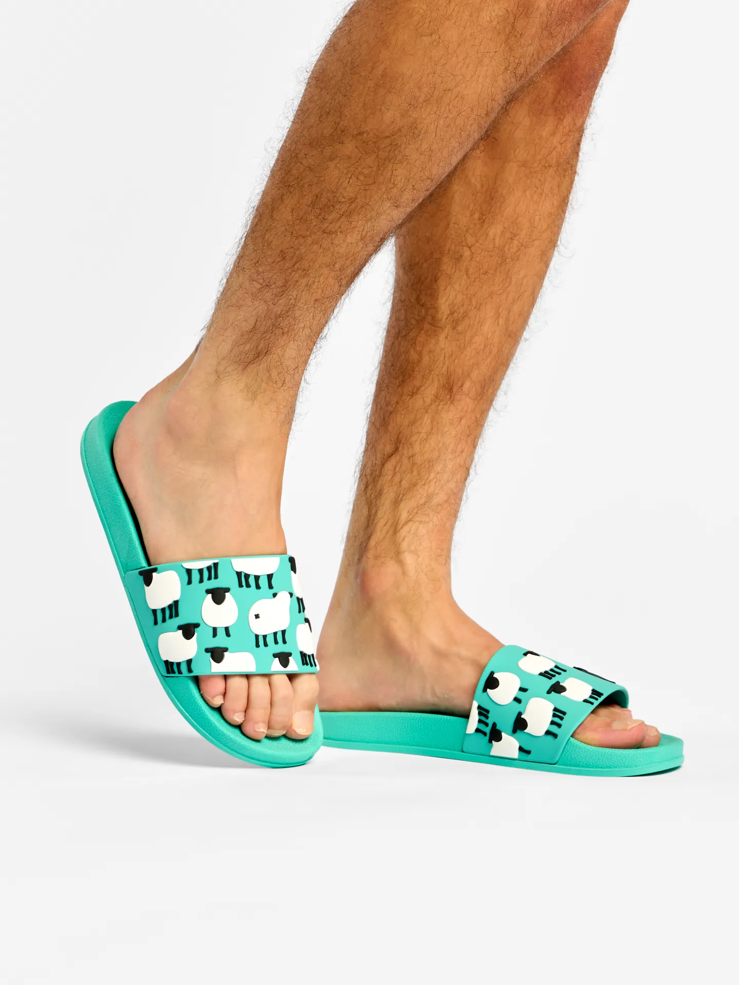 Sandales rigolotes Mouton noir - Image 5