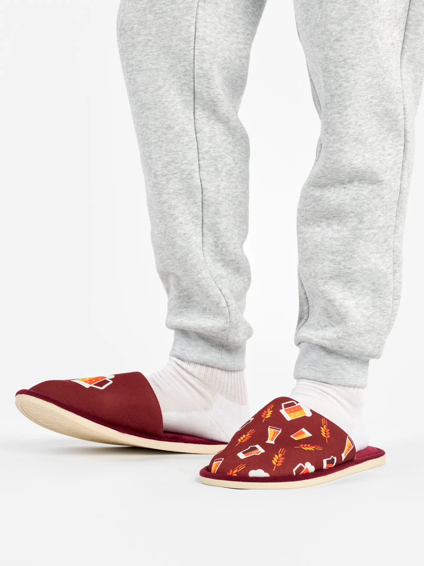 Pantoufles rigolotes Bière dorée - Image 4