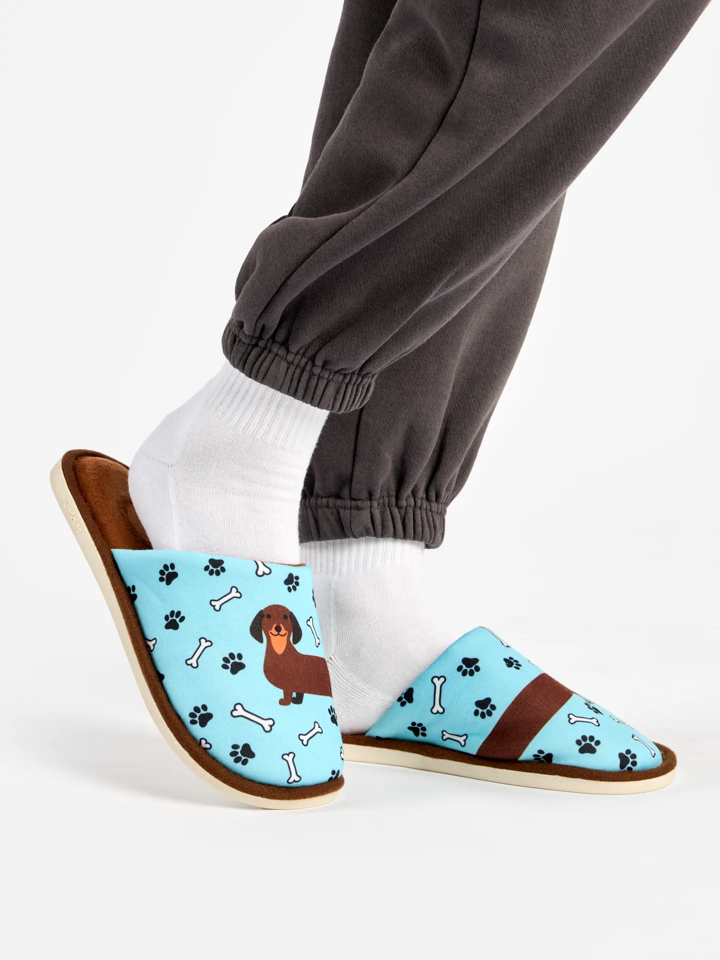 Pantoufles rigolotes Teckel à poil long - Image 5