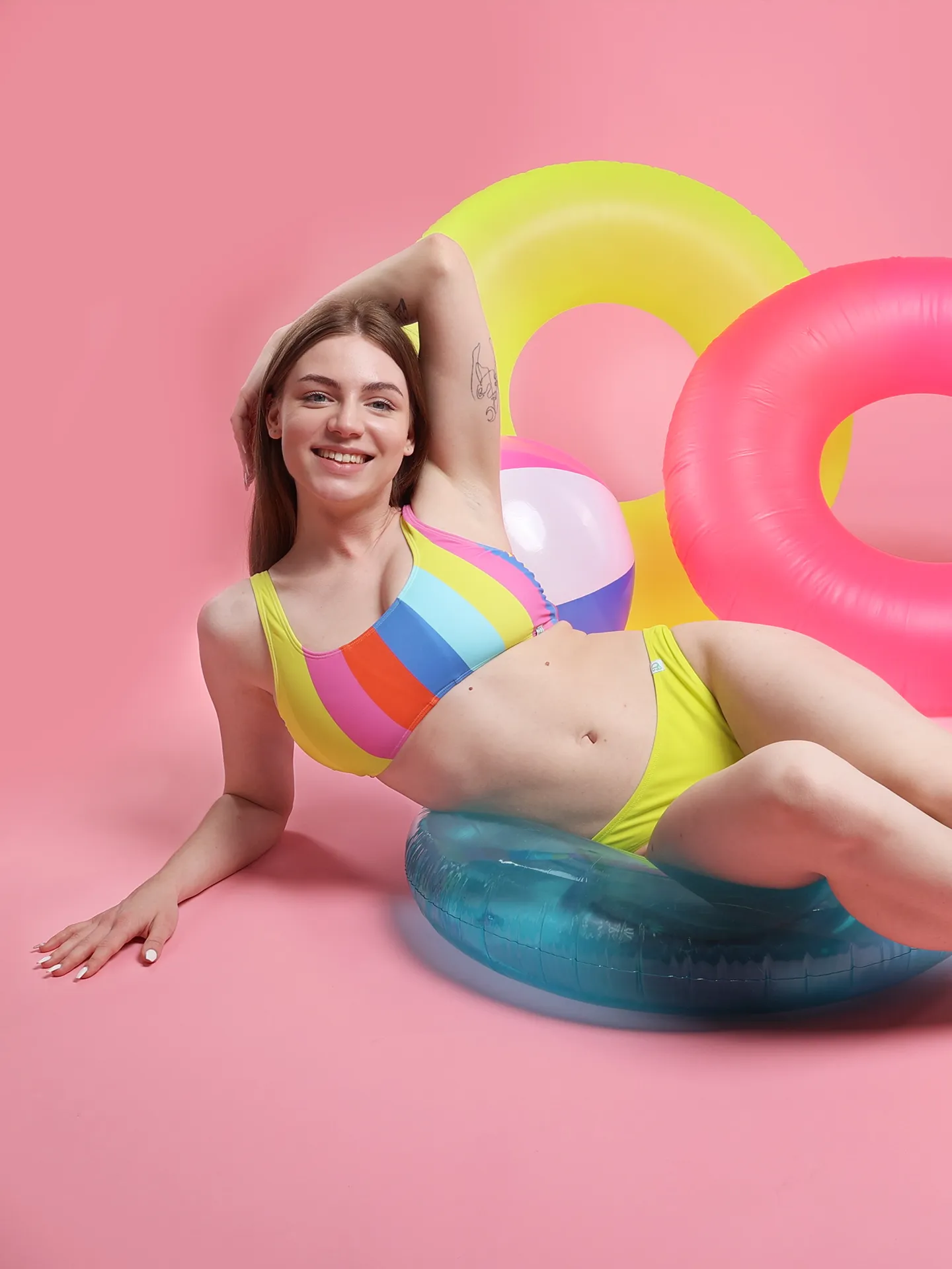 Culotte bikini Citron vert - Image 5