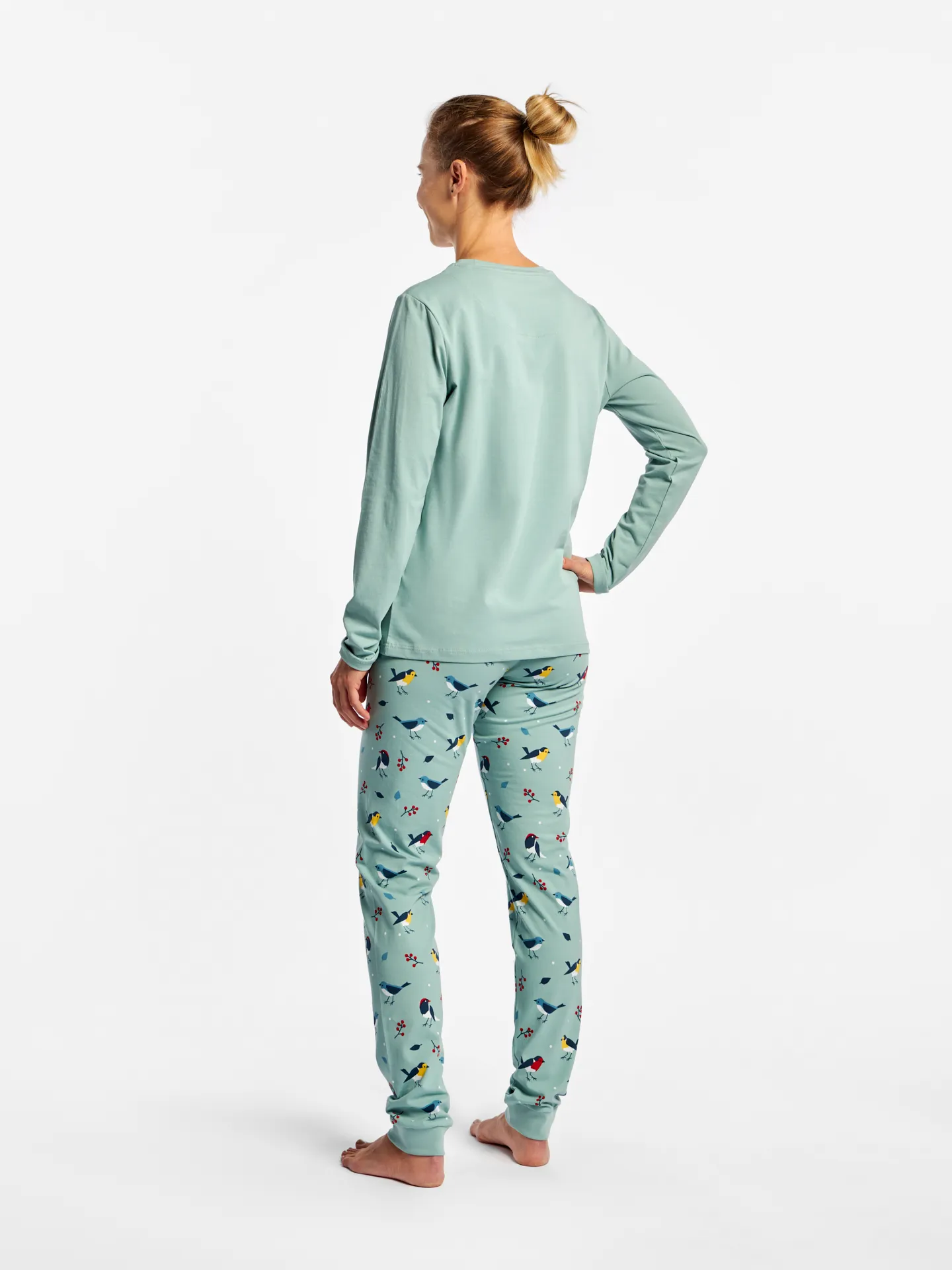 Pyjama rigolo pour femmes Oiseaux chanteurs - Image 4